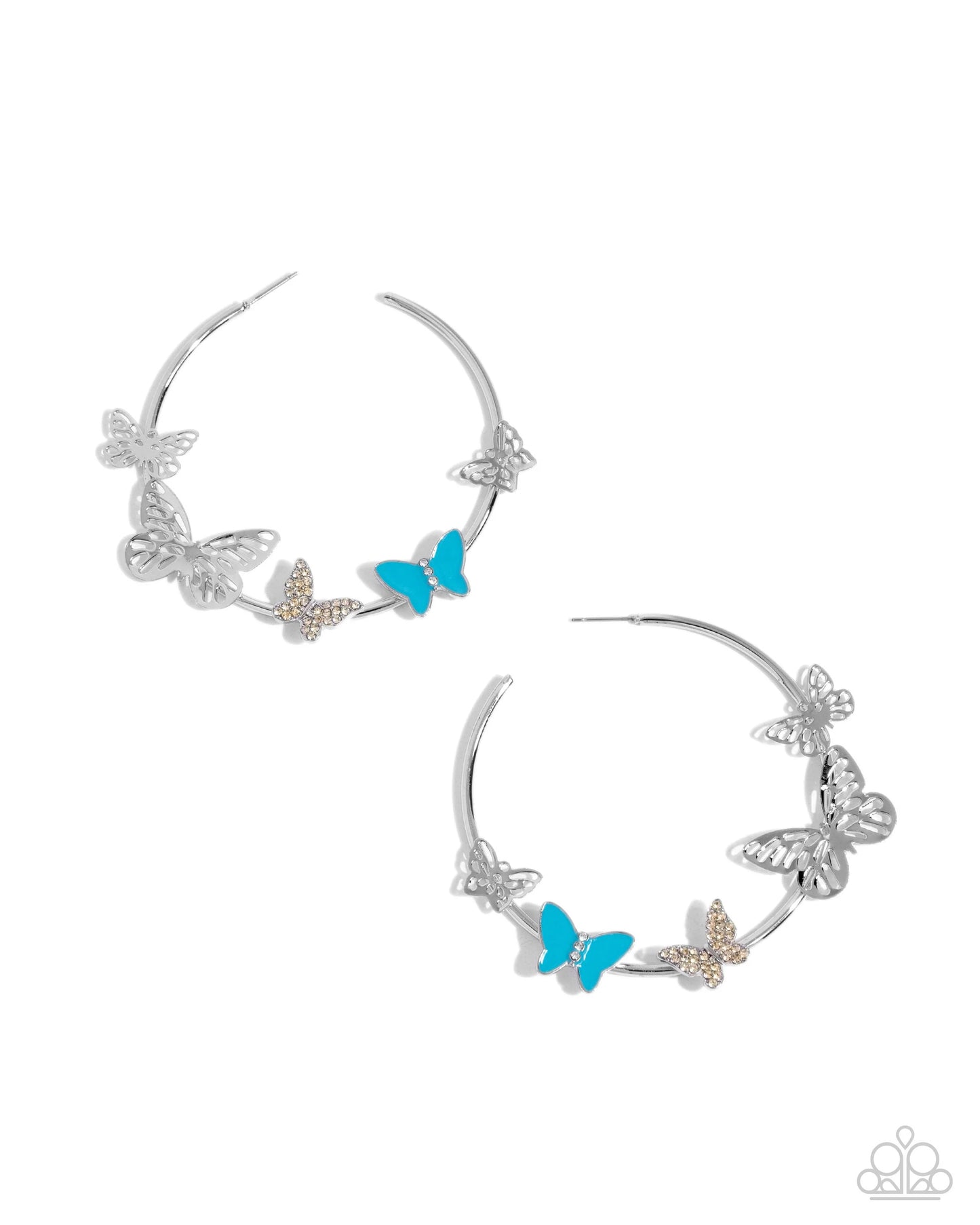 Paparazzi Aerial Allegiance - Blue Earrings