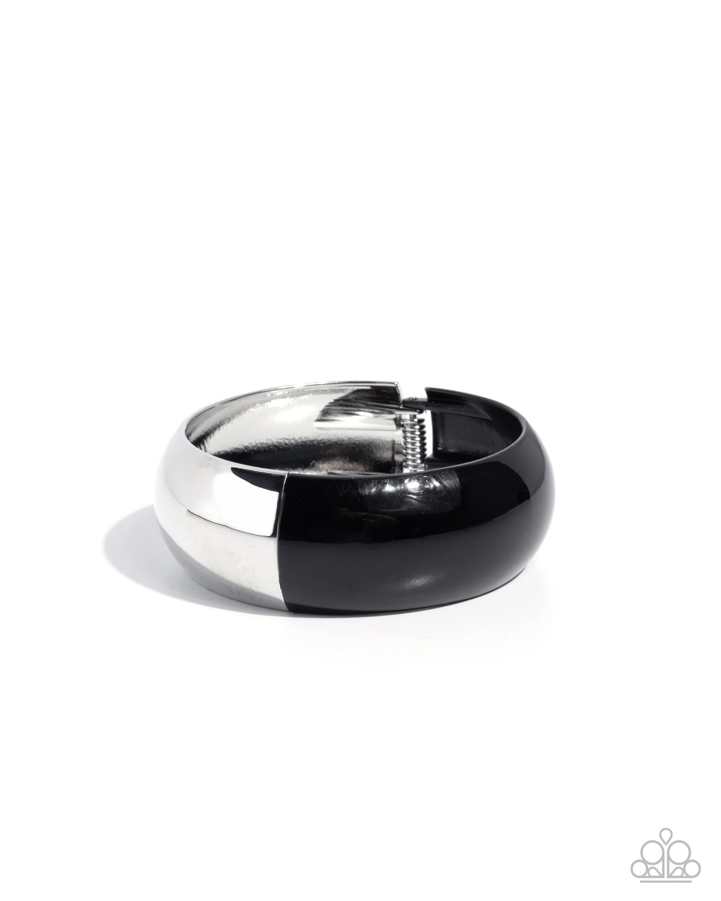 Paparazzi Painted Paramount - Black Bracelet
