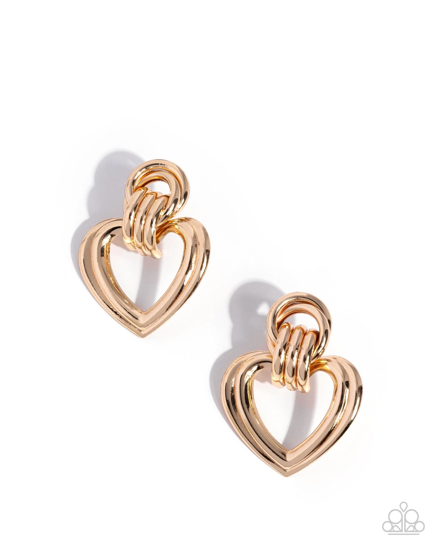 Paparazzi Constant Calm - Gold Post Earrings