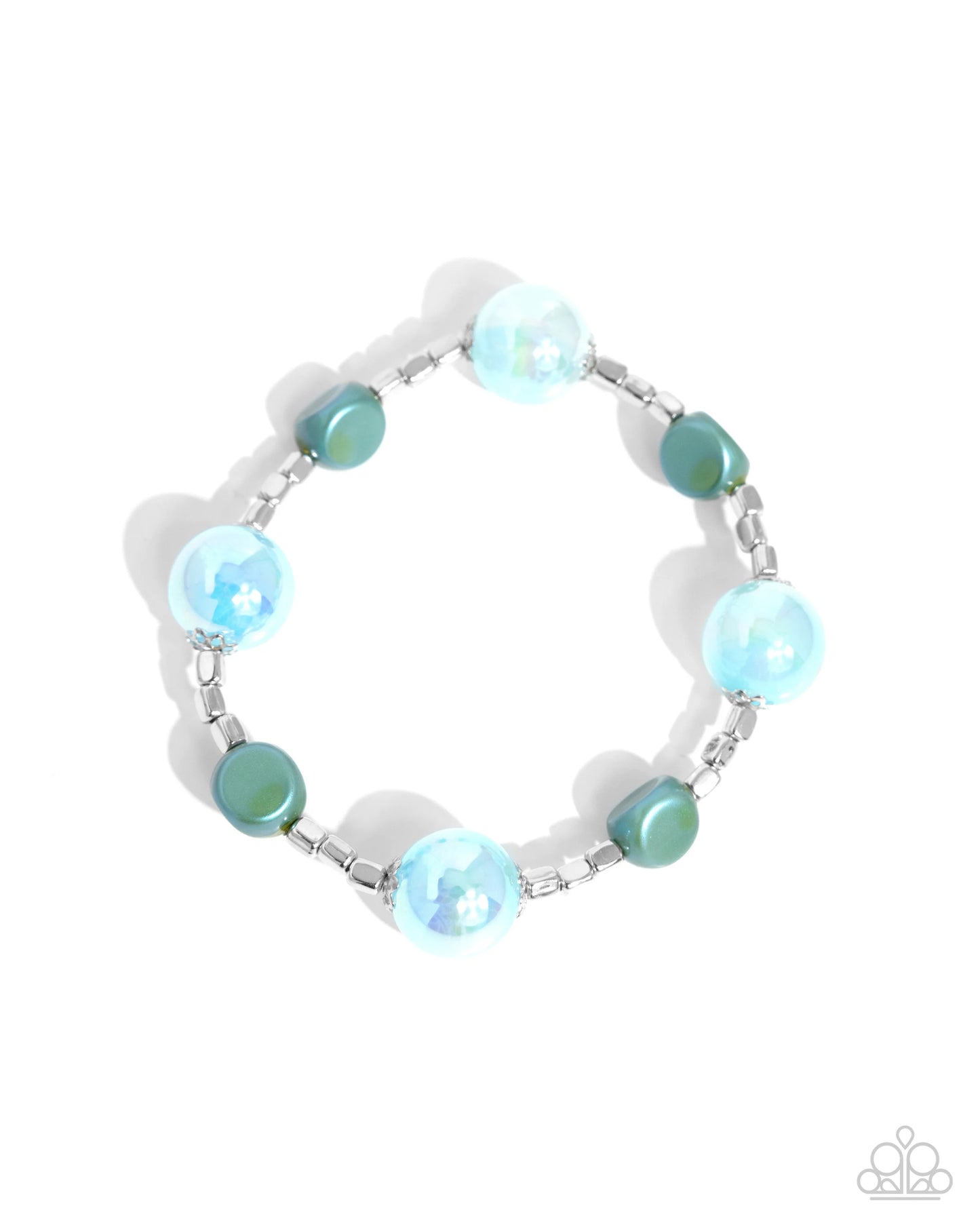 Paparazzi Malibu Makeover - Blue Necklace/Paparazzi Malibu Model - Blue Bracelet