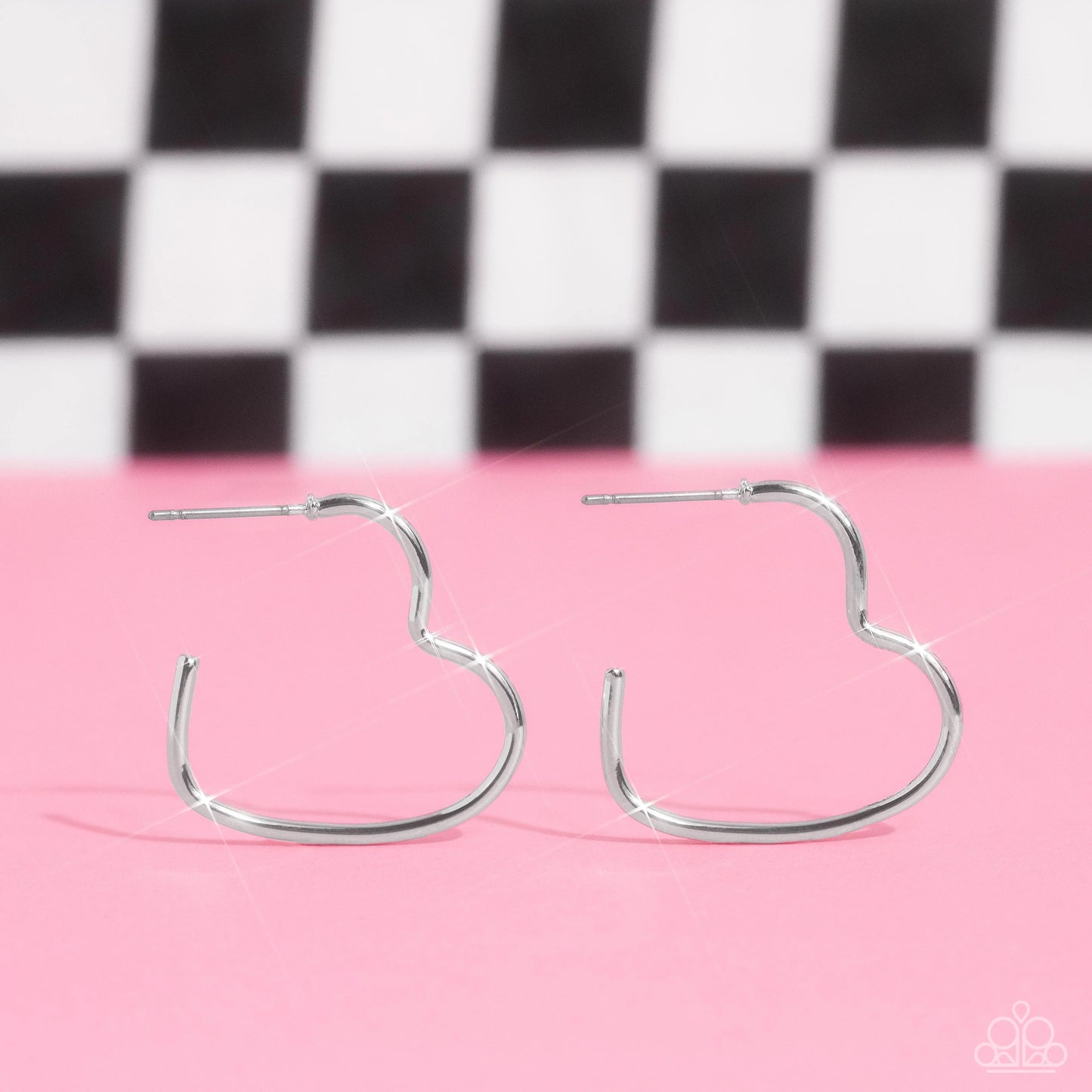Paparazzi Burnished Beau - Silver Earrings