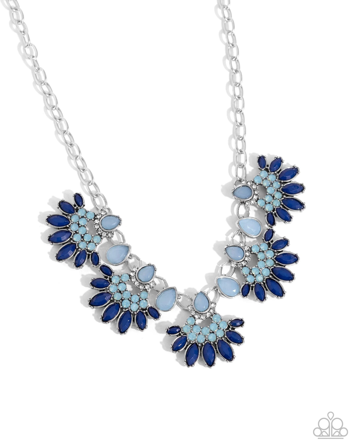 Paparazzi Flawless Fringe - Blue Necklace