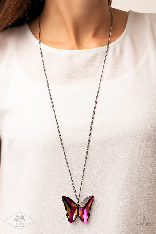 Paparazzi The Social Butterfly Effect - Multi Necklace