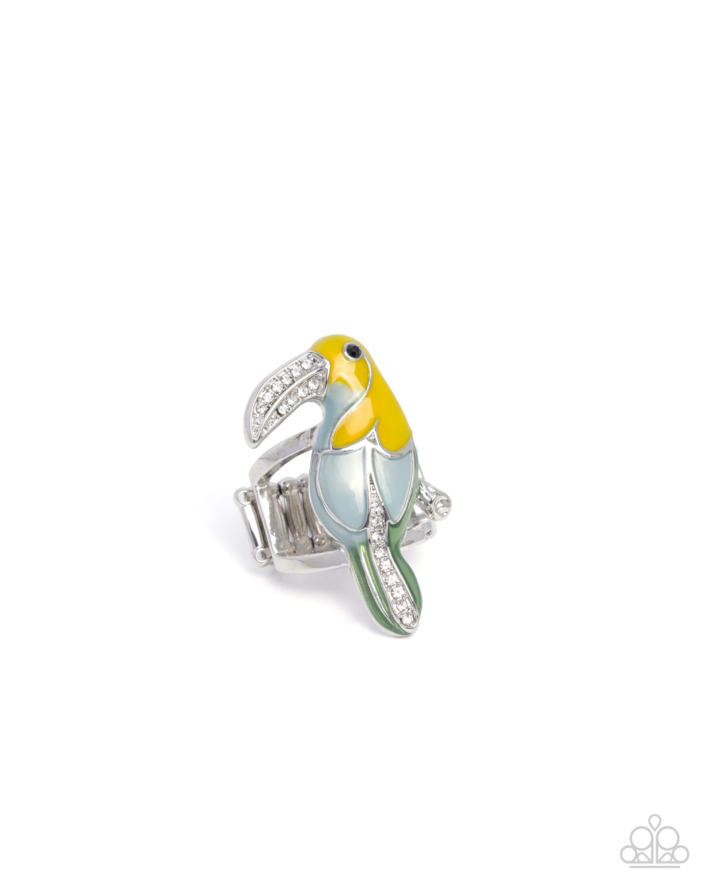 Paparazzi Twinkling Toucan - Yellow Ring