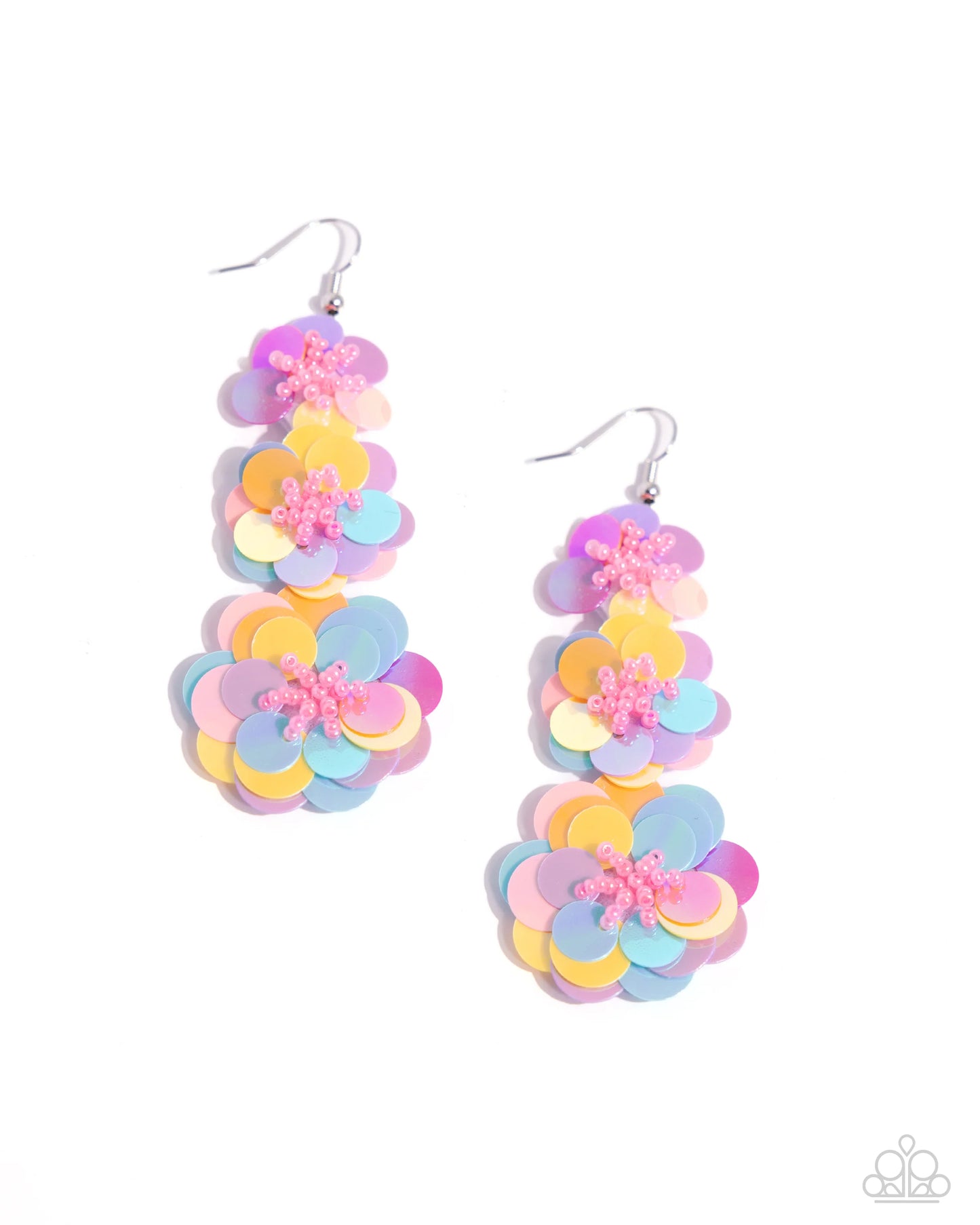 Paparazzi Beaded Bouquet - Multi Earrings