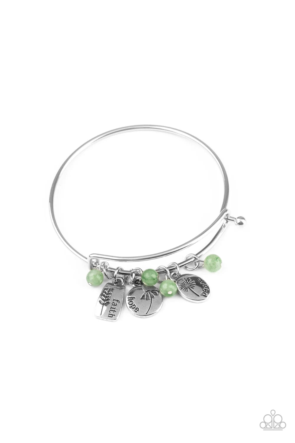 Paparazzi GROWING Strong - Green Bracelet