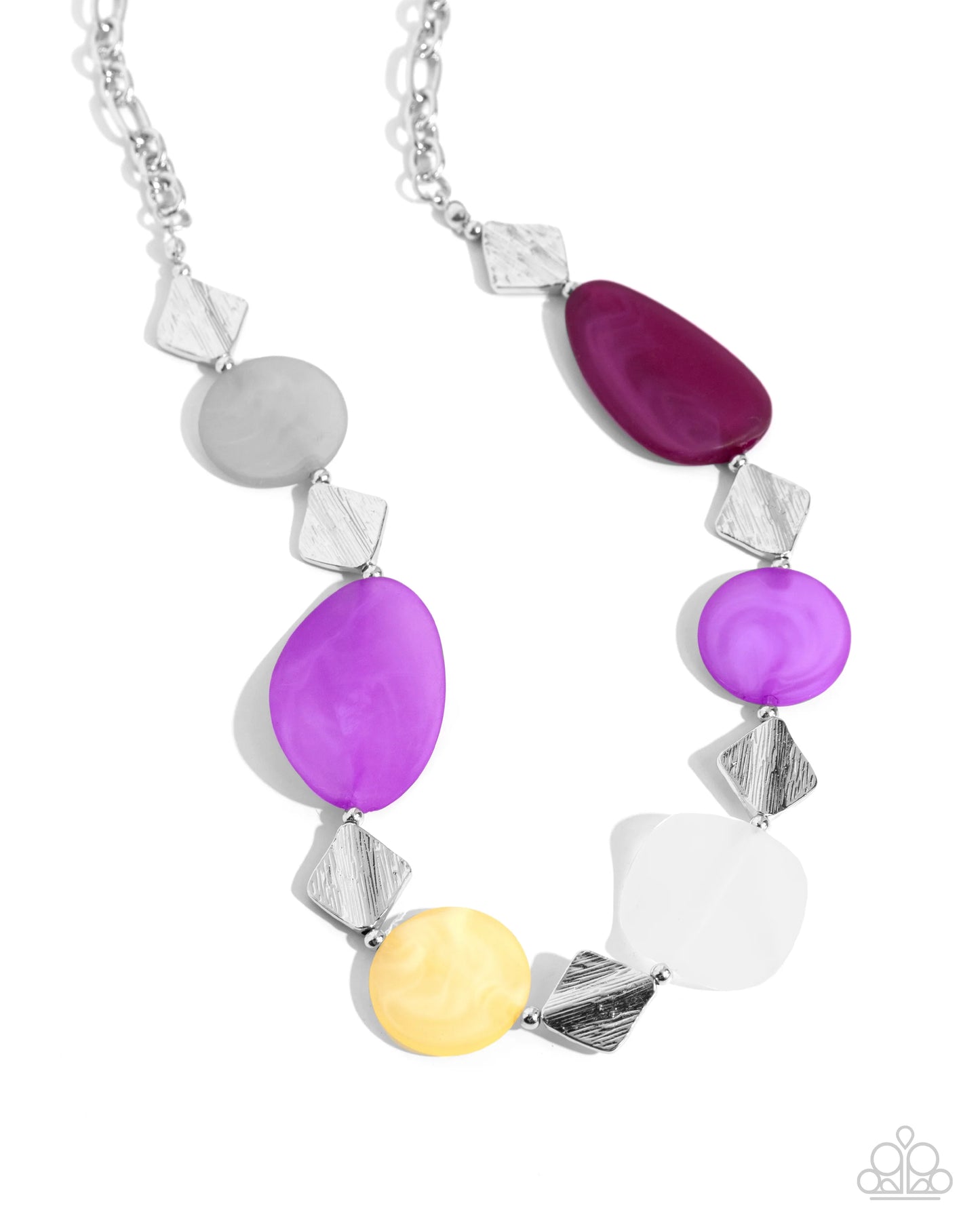 Paparazzi Reflective Redux - Purple Necklace/Paparazzi Reflective Ratio - Purple Bracelet