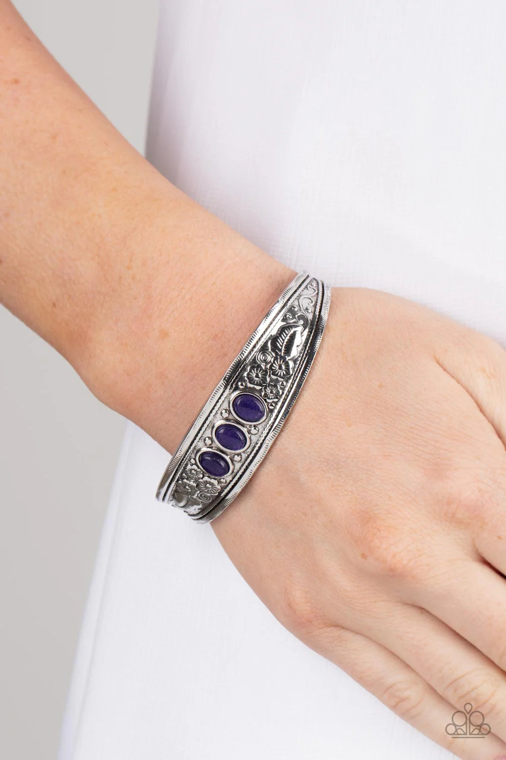 Paparazzi Flower Patch Picnic - Purple Bracelet