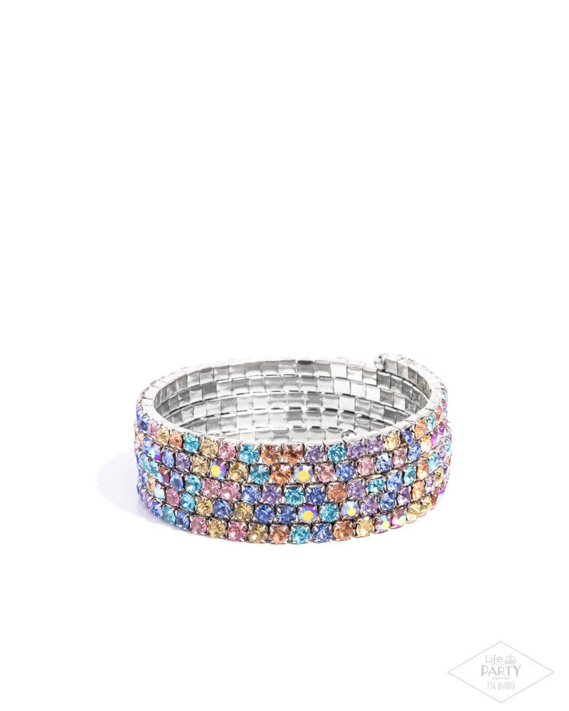 Paparazzi The GLOW-Digger - Multi Bracelet