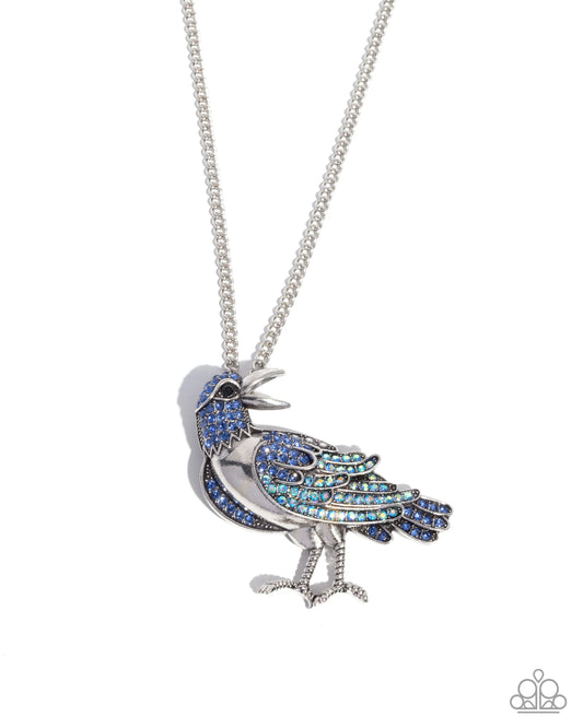 Paparazzi Radiant Raven - Blue Necklace