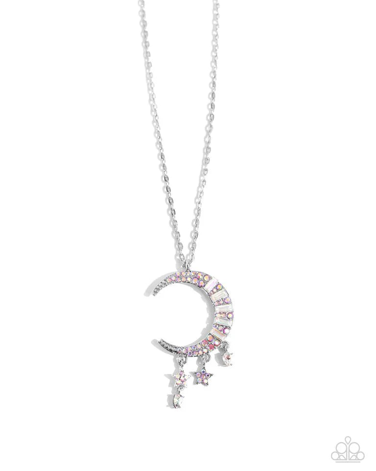 Paparazzi Necklace ~ Lunar Landmark - Pink