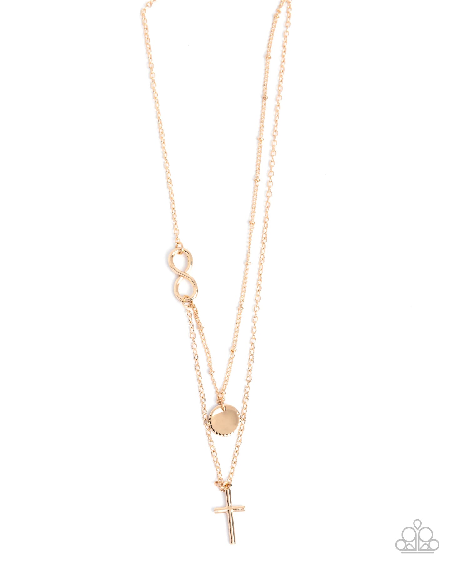 Paparazzi Eternal Embrace - Gold Necklace