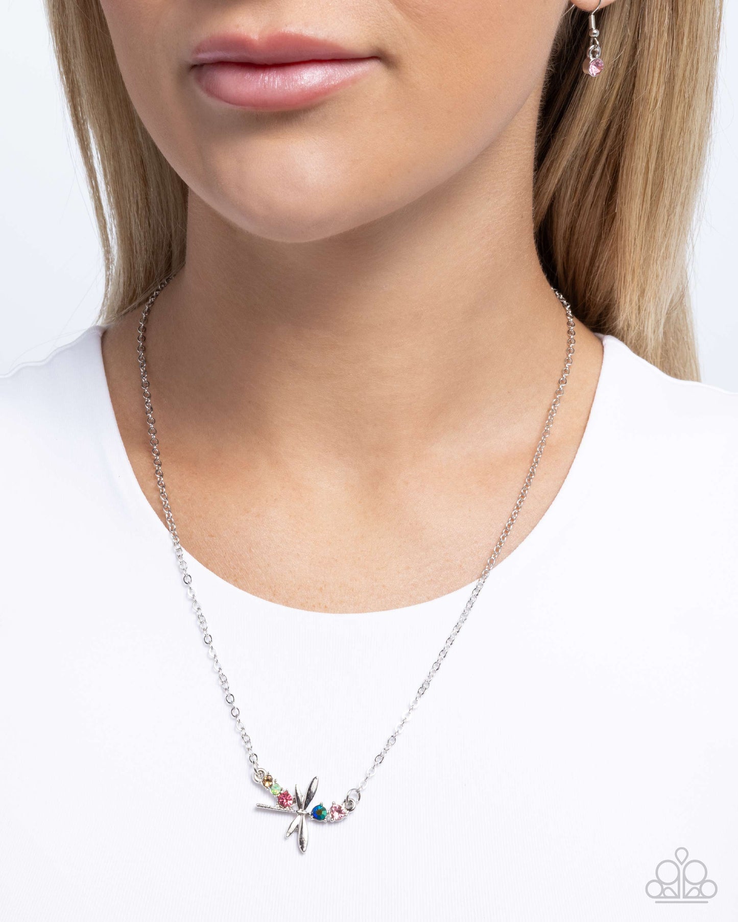 Paparazzi Dragonfly Deed - Multi Necklace