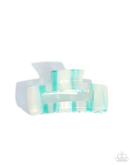 Paparazzi Striped Showcase - Hair Accessory Hair Clip