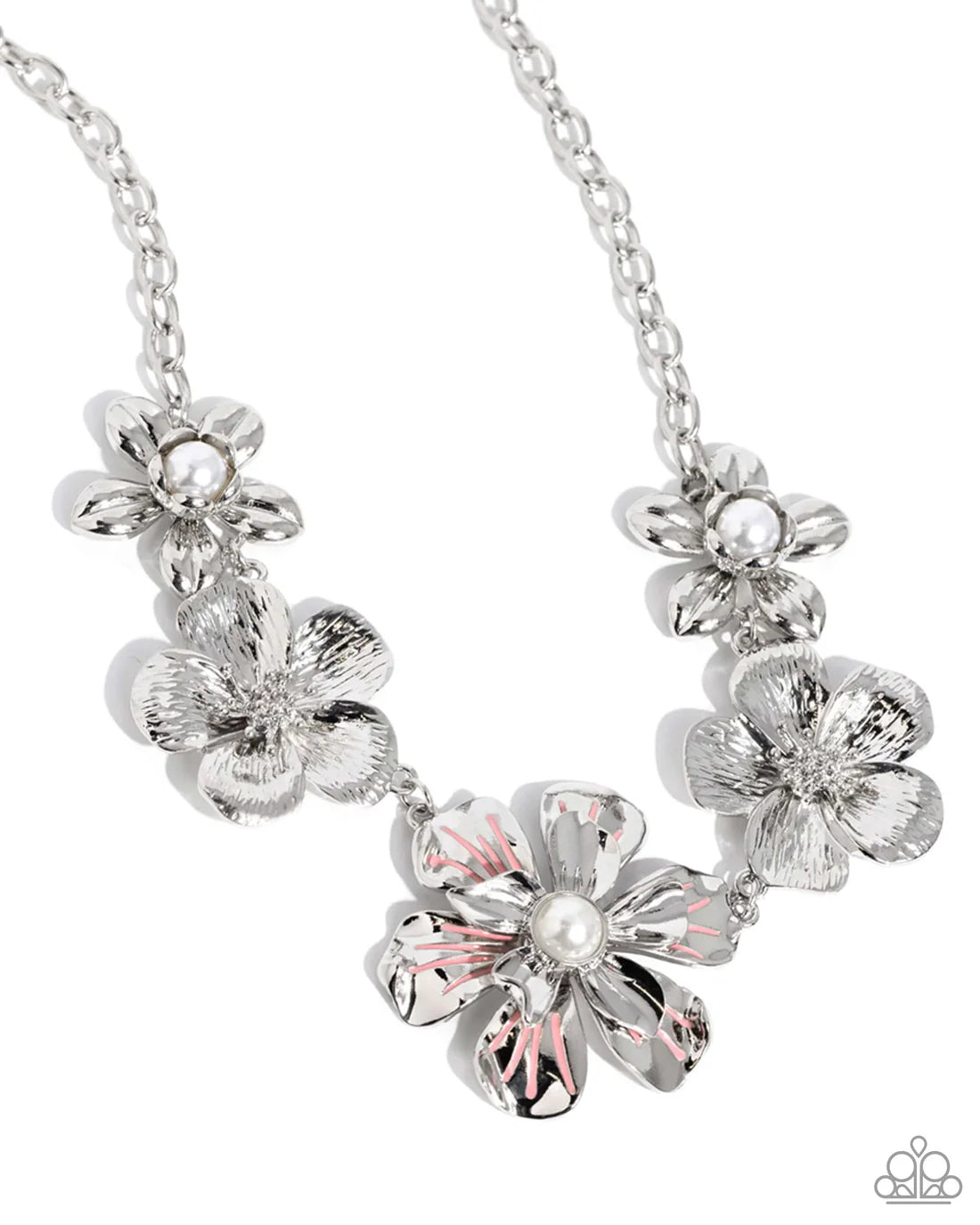 Paparazzi Necklace ~ FLOWER Move - Orange