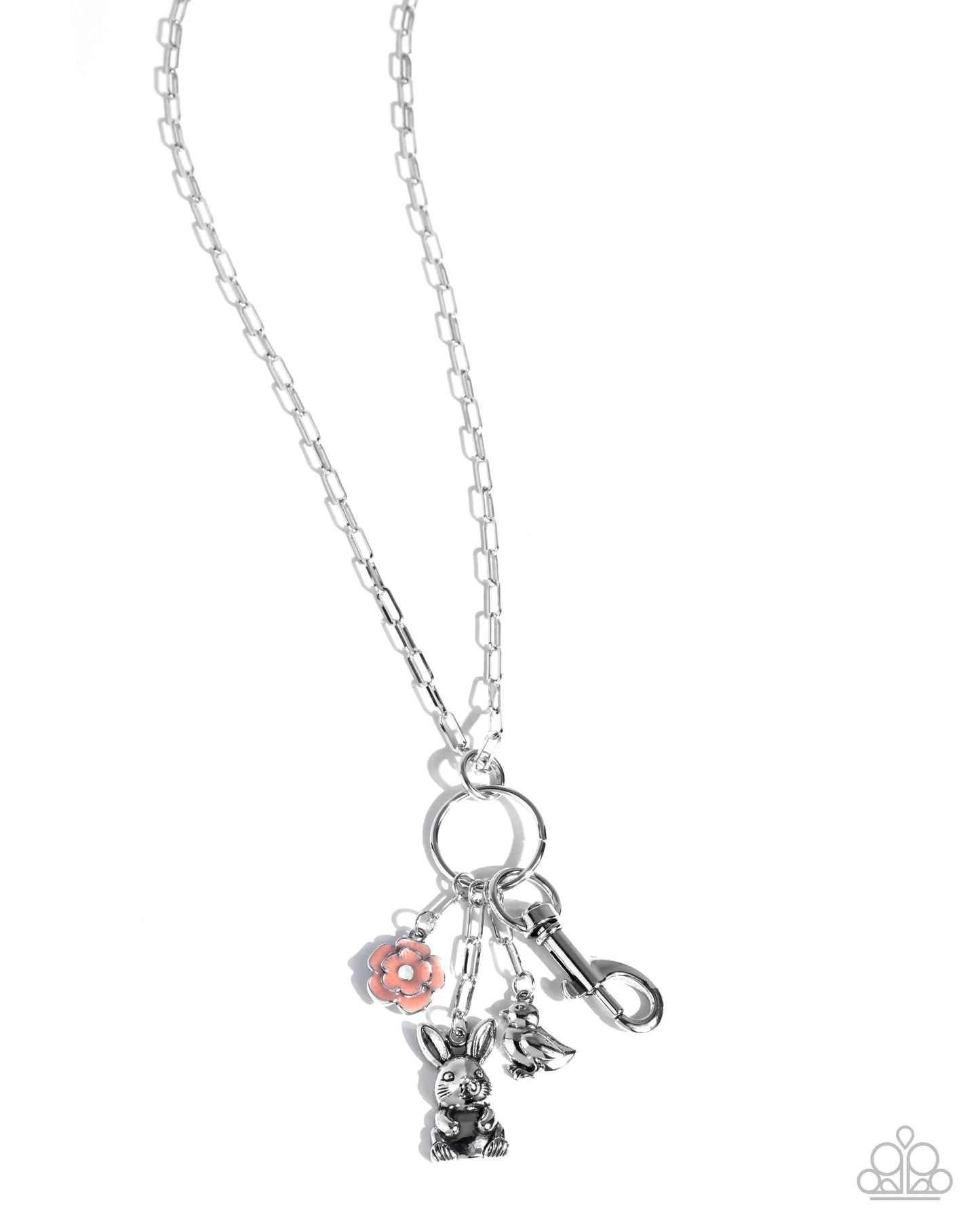 Paparazzi Easter Embrace - Orange Lanyard