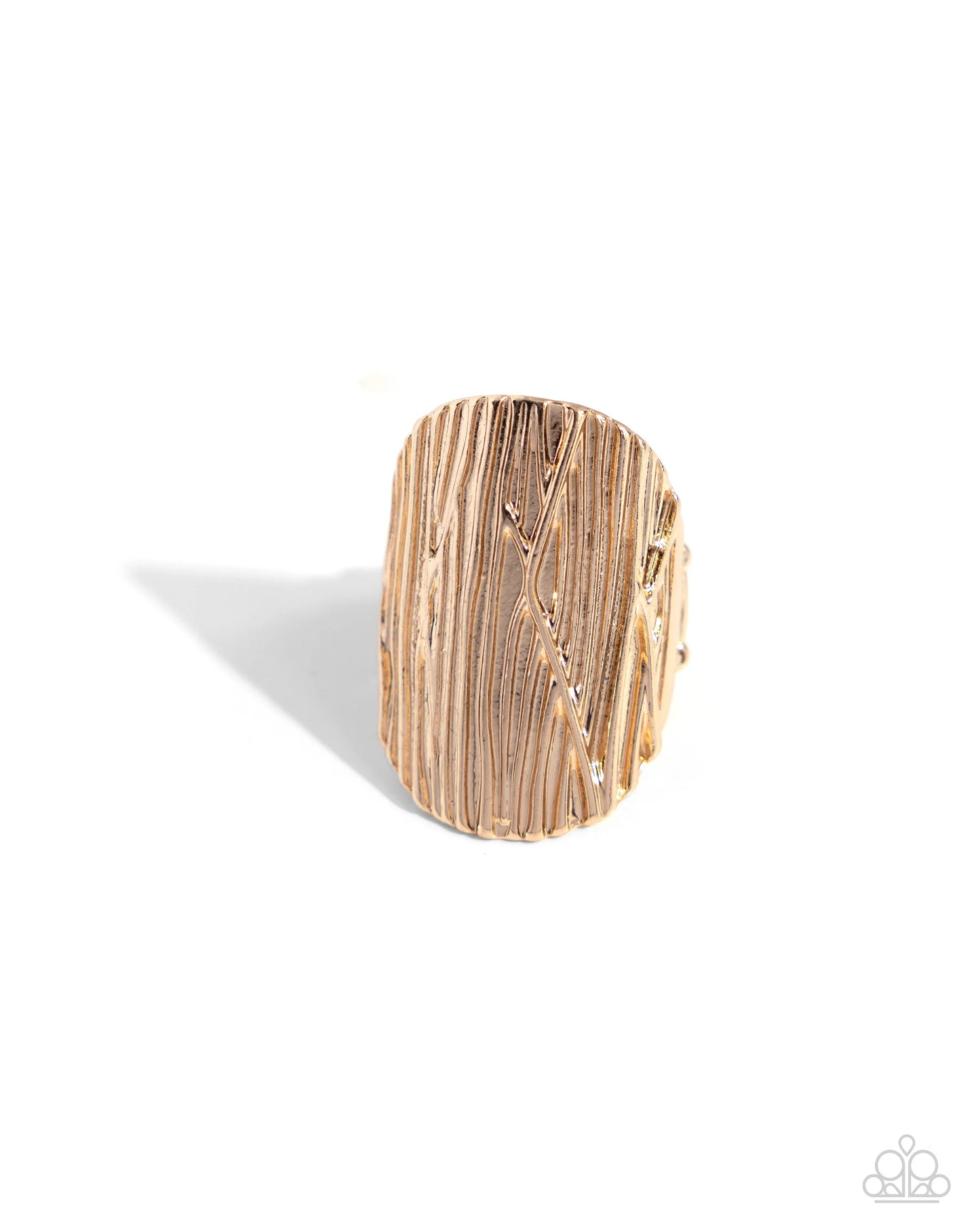 Paparazzi Thrilling Timber - Gold Ring