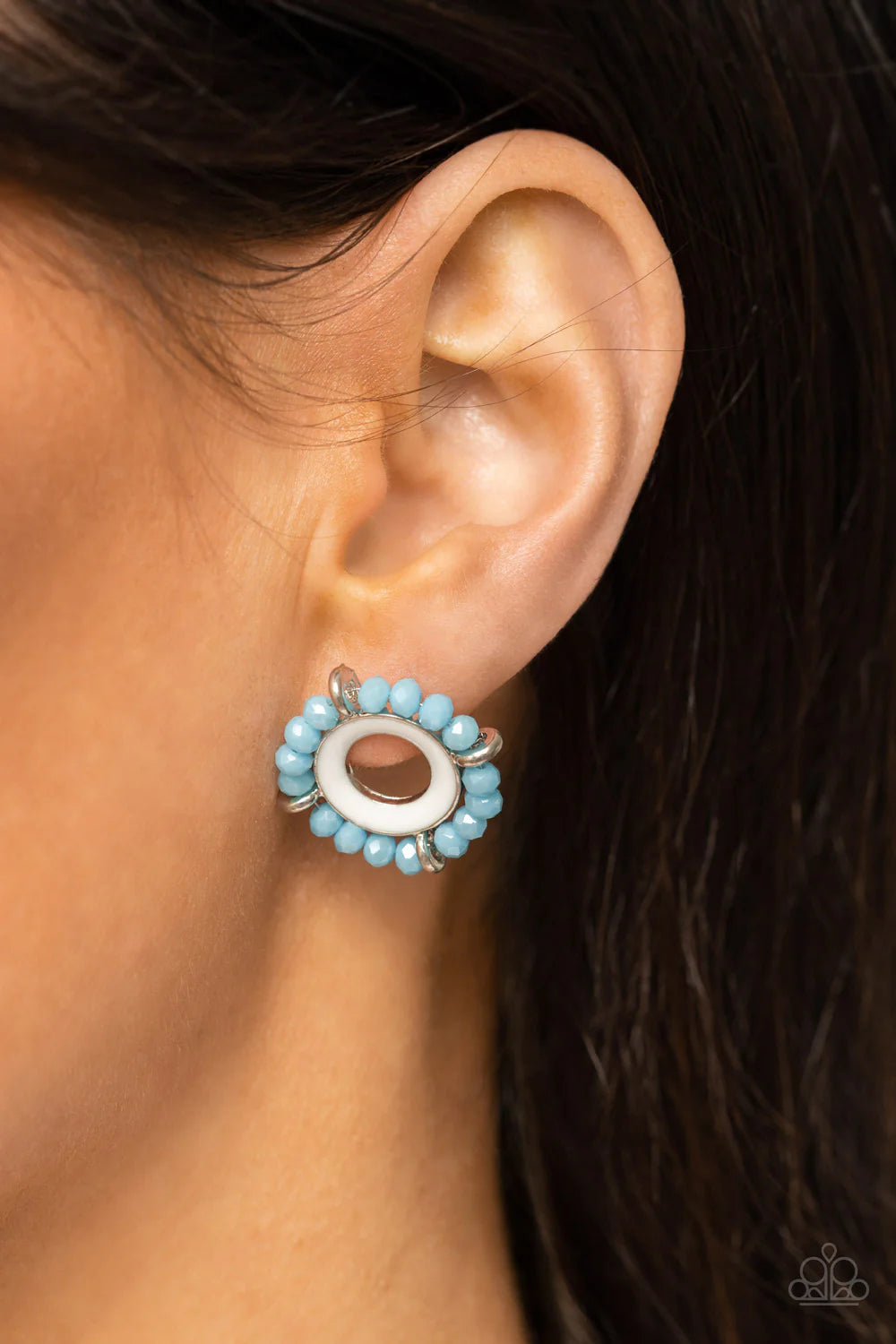 Paparazzi Nautical Notion - Blue Post Earrings