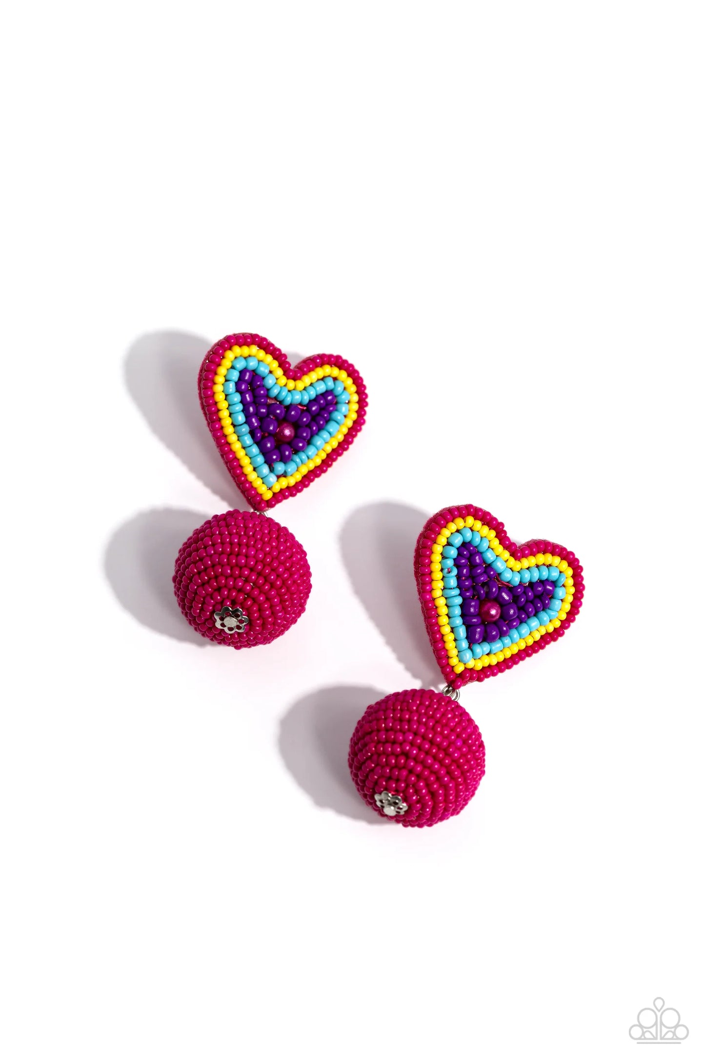 Paparazzi Spherical Sweethearts - Multi Post Earrings