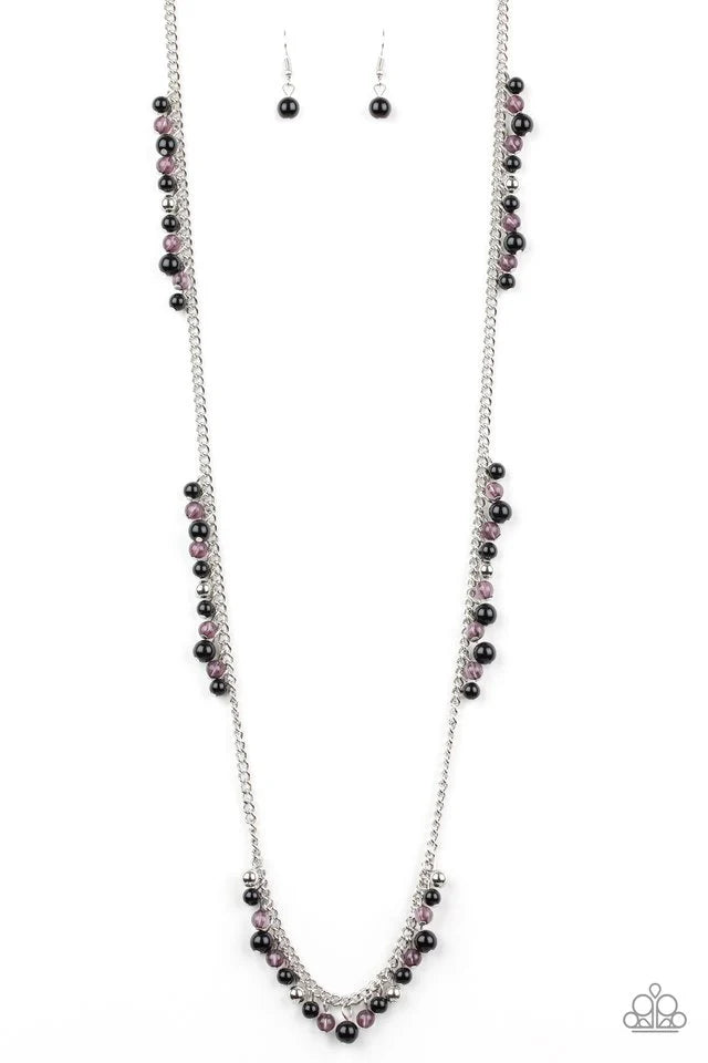 Paparazzi Miami Mojito - Black Necklace