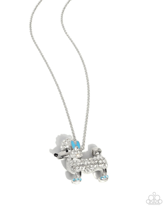 Paparazzi Poodle Pageantry - Blue Necklace