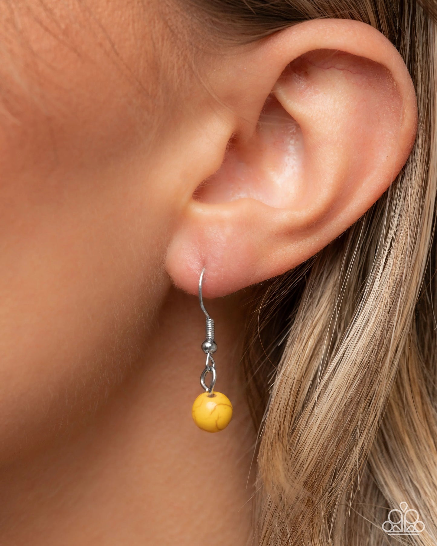 Necklace: "Cactus Cascade - Yellow" 
Post Earring: "Cactus Cause - Yellow”
