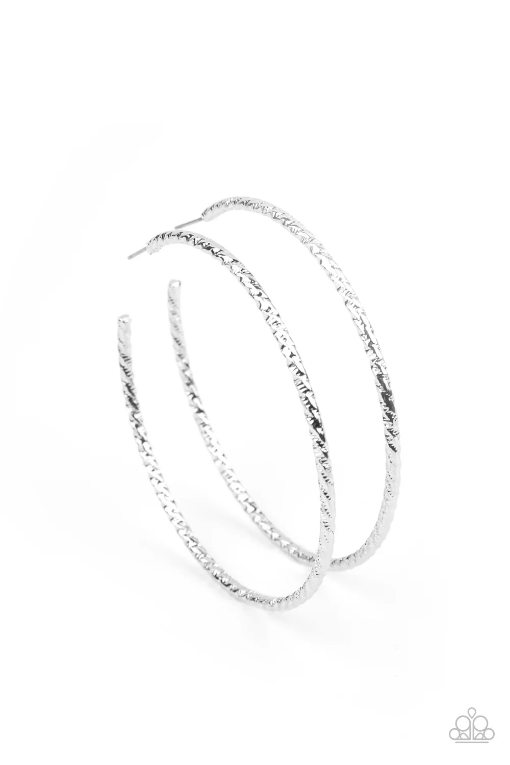 Paparazzi ♥ Voluptuous Volume - Silver ♥ Earrings