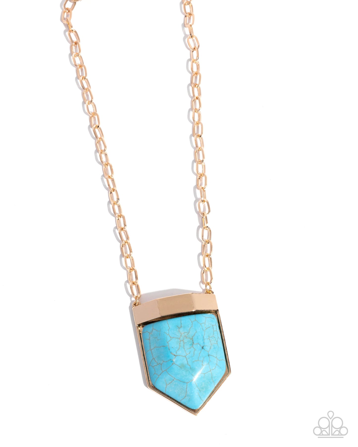 Paparazzi Pendant Passage - Gold Necklace
