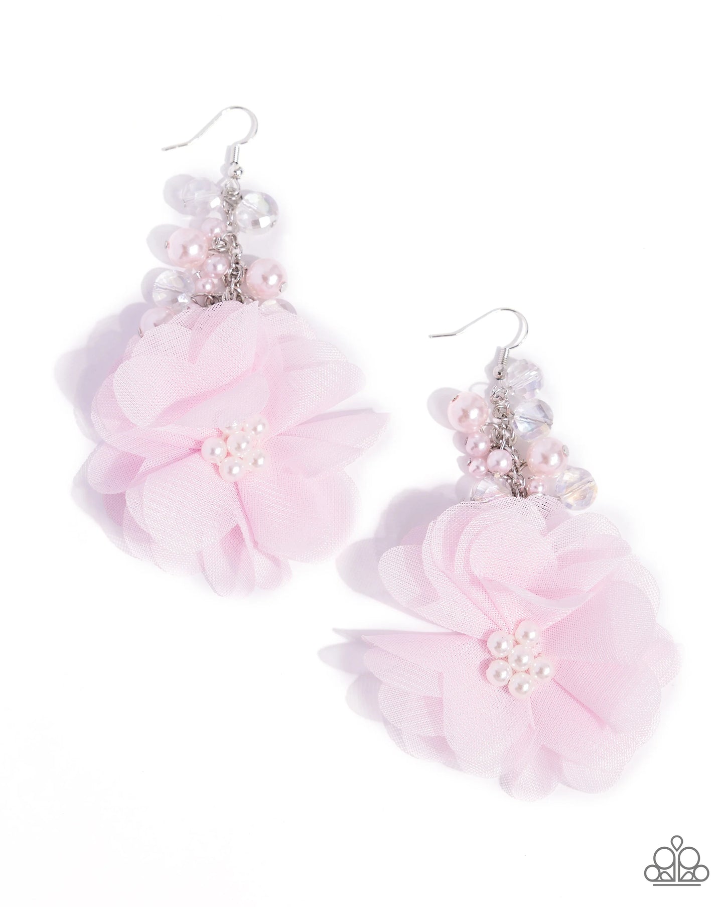 Paparazzi ♥ Fashionable Flower Girl - Pink ♥ Earrings