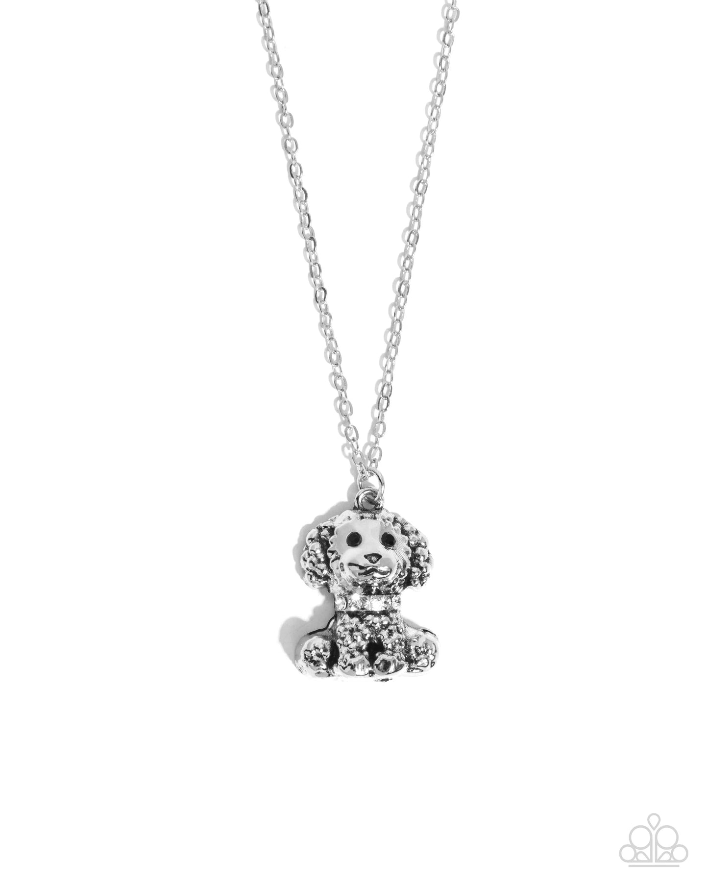 Paparazzi Poodle Pizzazz - White Necklace