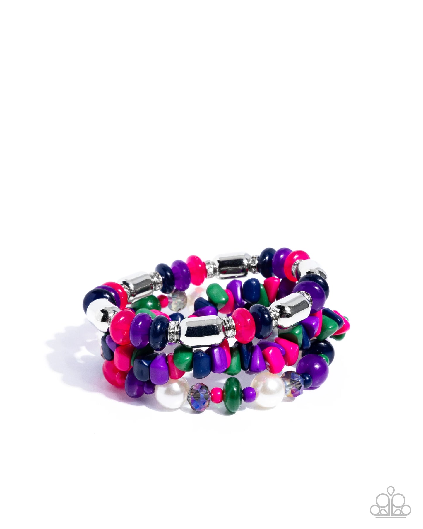 Paparazzi Stirring Stack - Purple Bracelet