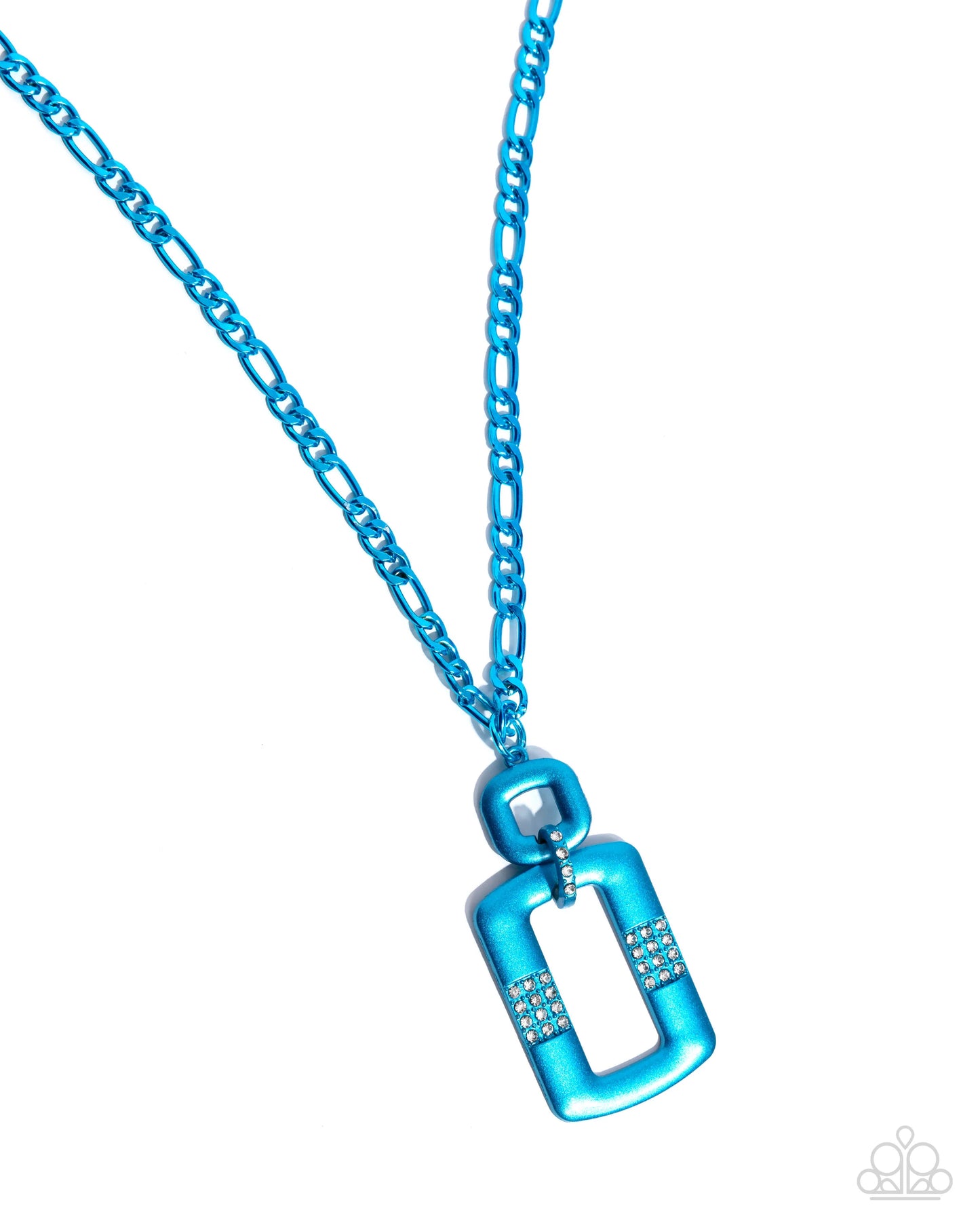 Paparazzi Metallic Movement Blue Necklace