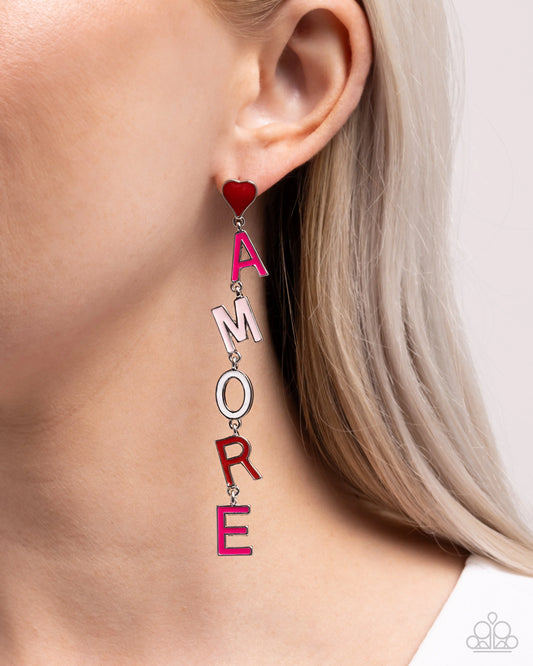 Paparazzi Amore Mio Multi Post Earrings