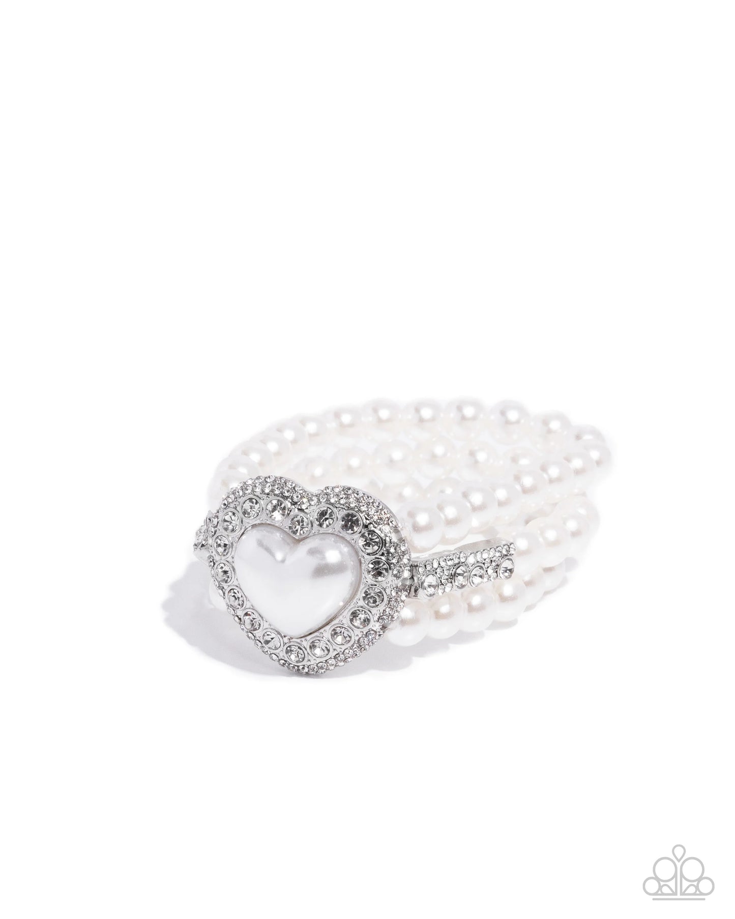 Lifelong Love Letter - white - Paparazzi bracelet