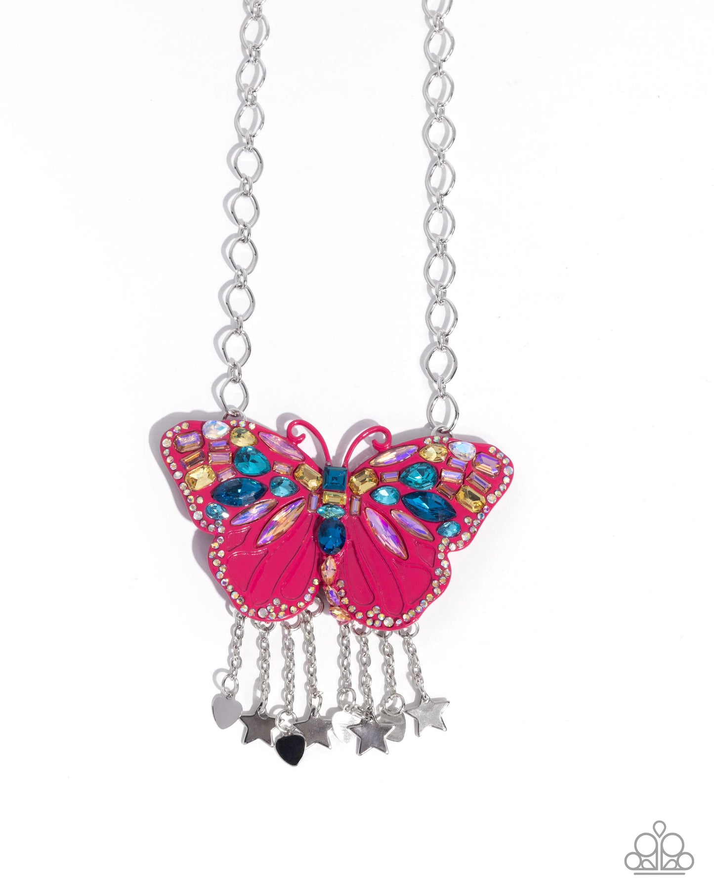 Paparazzi Mayoral Monarch - Pink Necklace