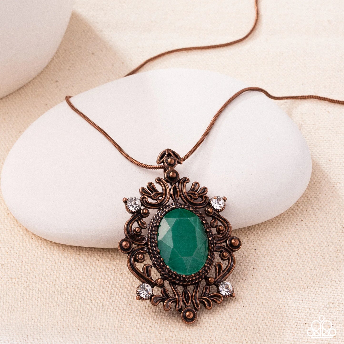 Paparazzi Family Crest - Copper Necklace