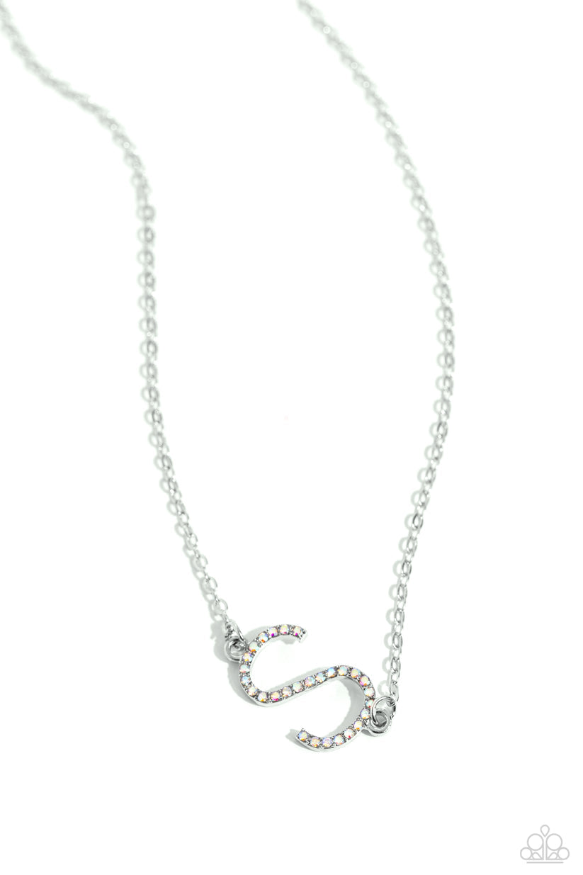 INITIALLY Yours - S - multi - Paparazzi necklace