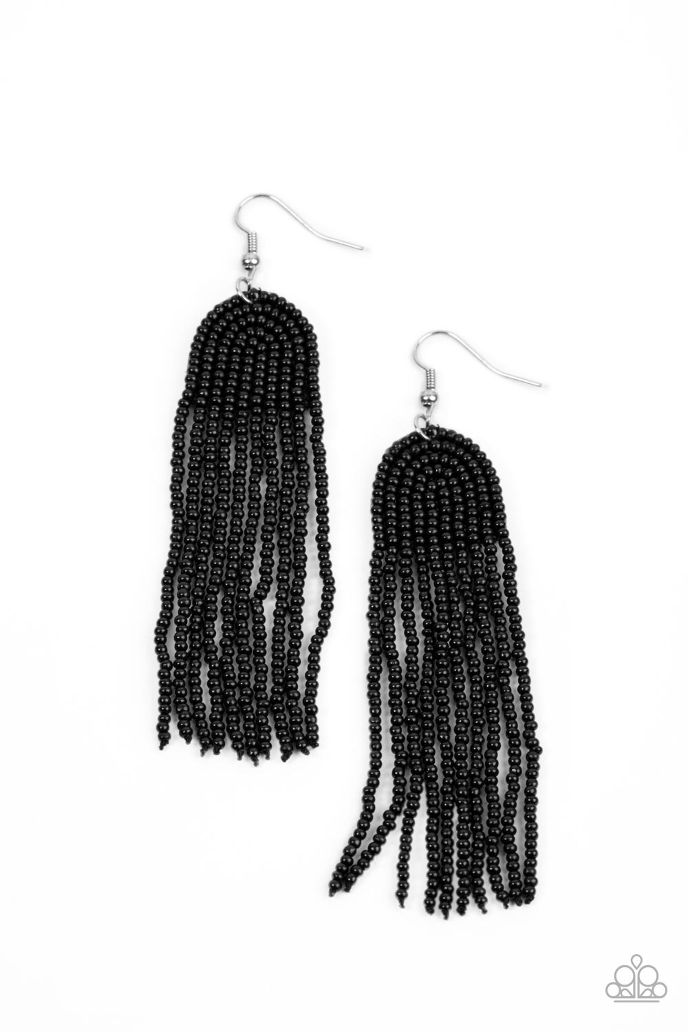 PAPARAZZI - RIGHT AS RAINBOW - BLACK EARRINGS