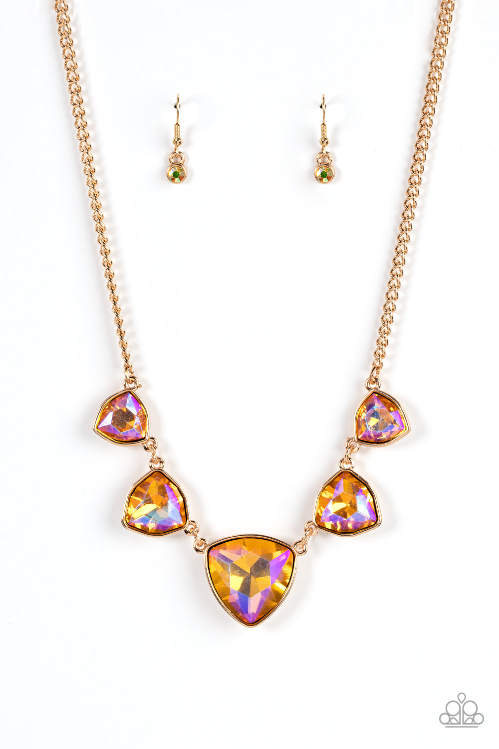 Cosmic Constellations - Gold Necklace - Paparazzi Accessories