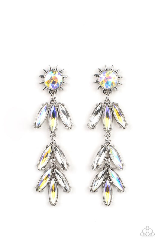 Paparazzi Earring ~ Space Age Sparkle - Yellow