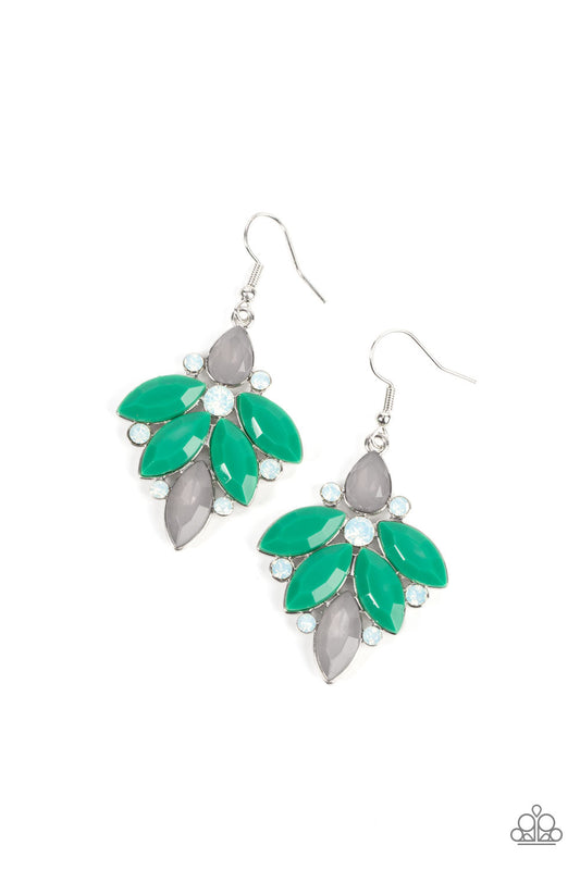Fantasy Flair - green - Paparazzi earrings