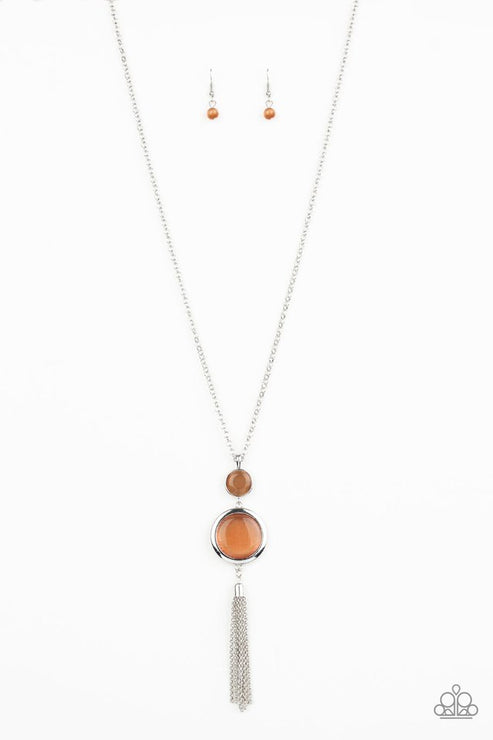 Paparazzi  Have Some Common SENSEI - Orange  Necklace