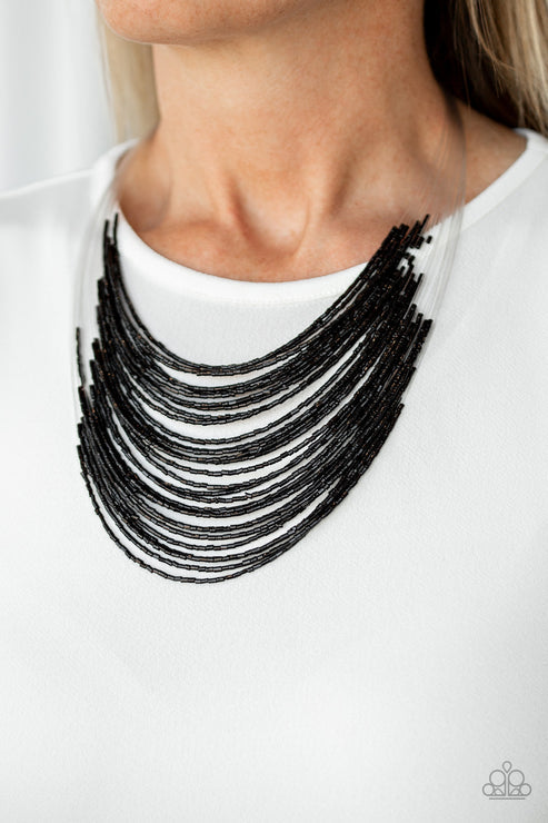 Paparazzi  Catwalk Queen - Black  Necklace