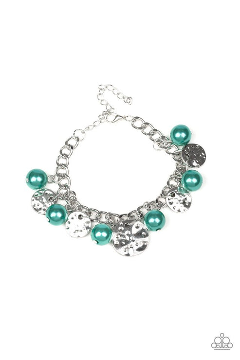 Paparazzi  Seaside Sophistication - Green  Necklace/Paparazzi  SEA In A New Light - Green  Bracelet