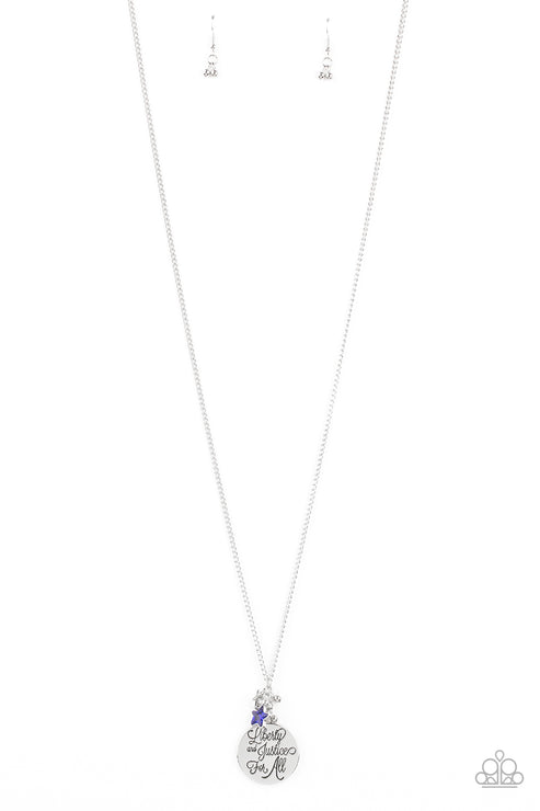 Paparazzi  Liberty And Justice For All - Blue  Necklace