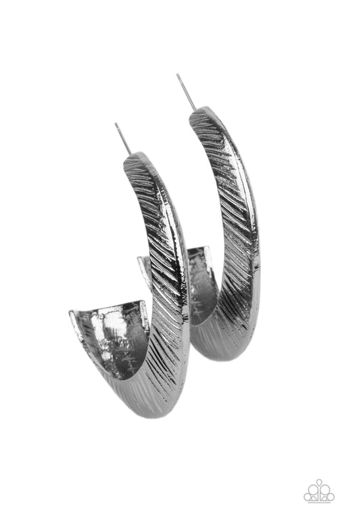 Paparazzi  I Double FLARE You - Black Earrings