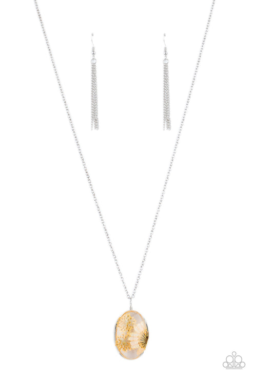Paparazzi  Boho Garden Parties - Orange  Necklace