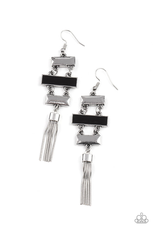 Paparazzi  Mind, Body, and SEOUL - Black  Earrings
