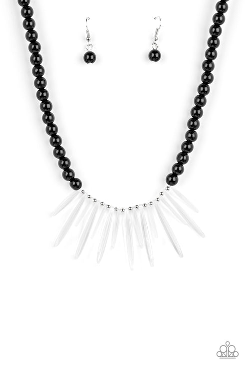 Paparazzi  Icy Intimidation - Black  Necklace
