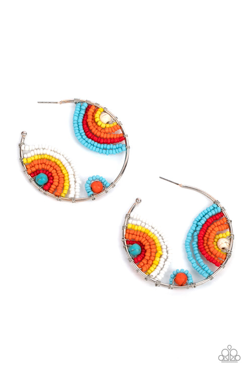 Paparazzi  Rainbow Horizons - Multi  Earrings